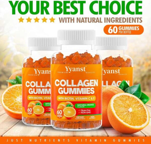 Natural Collagen Gummies for Skin & Joints